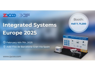 ZYCOO приняла участие в выставке ISE 2025 в Барселоне