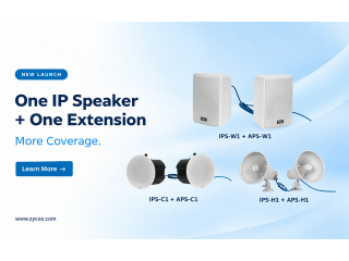 ZYCOO выпускает новые сетевые IP-динамики IPS и аналоговые динамики расширения APS