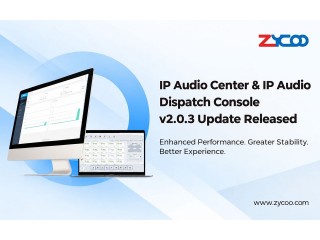 ZYCOO выпускает IP Audio Solution версии 2.0.3